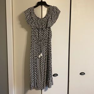 Kate Spade broome street arrow stripe rayon dress